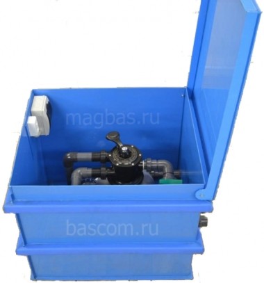 Комплект оборудования для бассейна до 30 м.куб. в приямке, без подогрева