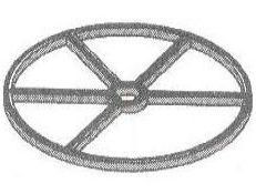 Прокладка переключения режимов 6-ти поз. вентиля  Kripsol RVS 008.A (1,5 дюйма,фигурная)