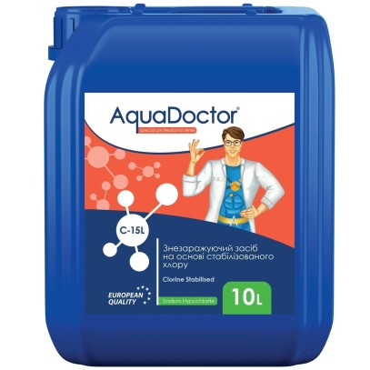 Гипохлорит натрия AquaDoctor C-15L 10 л Гипохлорит натрия AquaDoctor C-15L 10 л