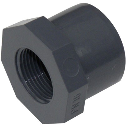  Редукционное кольцо ПВХ Praher с резьбой, d50х3/4