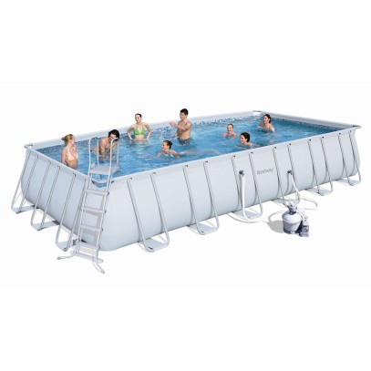 Каркасный бассейн Bestway 56279 с песочным фильтром (732х366х132)