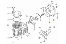 Прокладка крышки задней (фланца) насоса OK Kripsol ROK 160.A/RBH0013.01R/PRUM0016.01R
