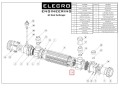 HNBR прокладка теплообменника G2 Elecro SP-HE-GSK (схема п.6)