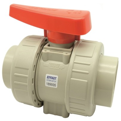  Кран шаровый промышленный ПП Effast d63 мм 