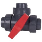  Кран шаровый трехходовой ERA, d25 мм 