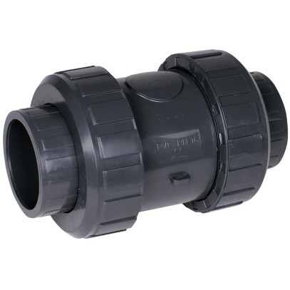  Обратный клапан пружинный ПВХ Praher S4, d32 мм 