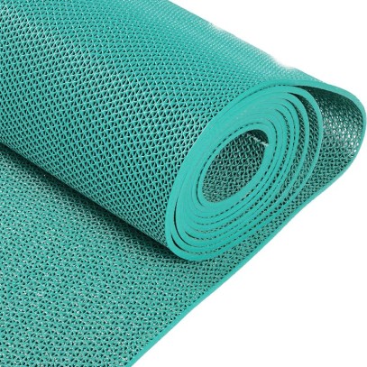  Противоскользящий ПВХ настил AquaViva зеленый, толщиной 5 мм (2,6 кг\м2, 0,9х15 м) 