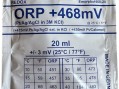 Калибровочный раствор ORP +468mV 20ml