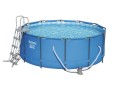 Каркасный бассейн Bestway 15427 (366х133 см) с картриджным фильтром и лестницей Каркасный бассейн Bestway 15427 (366х133 см) с картриджным фильтром и лестницей