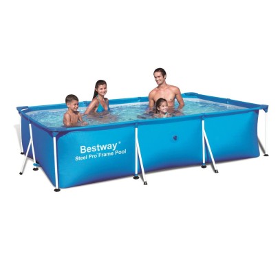 Каркасный прямоугольный бассейн Bestway 56403 (259х170х61) Каркасный прямоугольный бассейн Bestway 56403 (259х170х61)