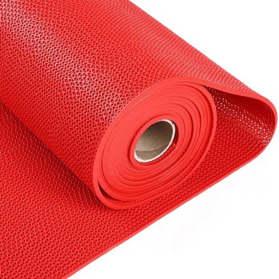  Противоскользящий ПВХ настил AquaViva красный, толщиной 5 мм (2,6 кг\м2, 0,9х15 м) 