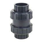 Обратный клапан шаровый ПВХ Aquaviva d50 мм, с муфтовым окончанием