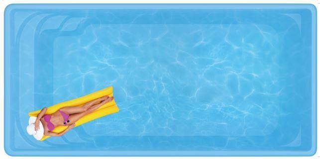 Бассейн  6,12х3х1,68м. Корсика композитный (чаша)