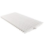 Переливная решетка Aquaviva OS-01 Grift Ocean с центральным соединением 195x25 мм (белая)  