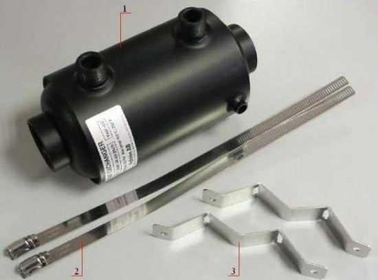 Теплообменник Pahlen HF 13 кВт из нержавеющей стали Теплообменник Pahlen HF 13 кВт из нержавеющей стали