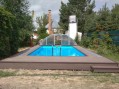 Бассейн из полипропилена 8х3,8х1,35м. и павильон