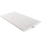 Переливная решетка Aquaviva OS-02 Grift Ocean с центральным соединением 245x25 мм (белая)  