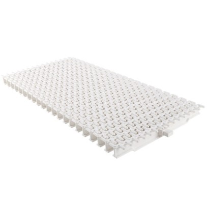 Переливная решетка Aquaviva OS-02 Grift Ocean с центральным соединением 245x25 мм (белая)  