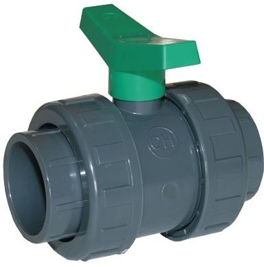 Кран шаровый разъемный д. 90 клеевое пвх, Coraplax