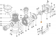 Крыльчатка насоса KAN-750 Kripsol RKN 132.A/RBH0007.22R/RPUM0013.25R