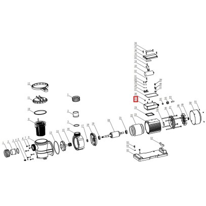 Крыльчатка вентилятора насоса Aquaviva STP 