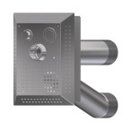 Передняя часть и закладная к противотоку AquaViva Square 2,5" AISI 304 (прямоугольная)