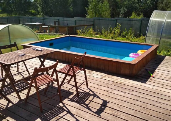 Бассейн для дачи уличный (4х2,5х1,5м)