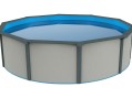 Бассейн каркасный круглый 4.6x1.3 серый