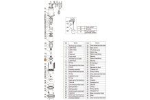 Сальник (компл.) насоса QCK55-200 Mayer Schwimmbad LX F01160106