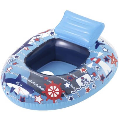  Плавательный круг Bestway 34126 Лодка (69x57 см), синий 