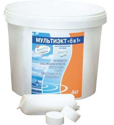 МУЛЬТИЭКТ 6 в 1; 4кг - комплексная обработка, картриджи МУЛЬТИЭКТ 6 в 1; 4кг - комплексная обработка, картриджи