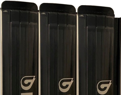  Жалюзи для бассейна черные полупрозрачные Procopi, м.кв.